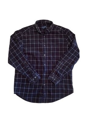 Arnold Palmer Chocolate Brown Checkered Men's Cord Shirt